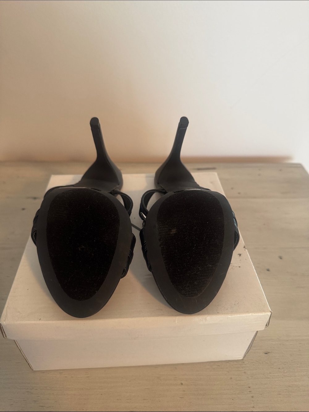 🖤 BRAND NEW!! Black Slide Mules with Silver Chain Accents🖤 - Picture 7 of 8